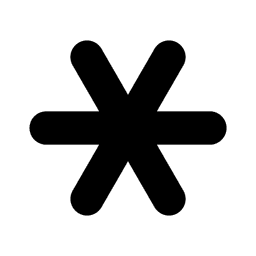 Asterisk decorative element